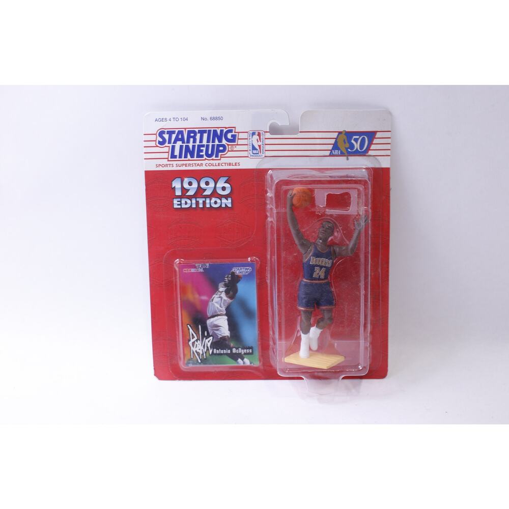 Starting Lineup, Antonio McDyess, Action Figure and Trade Card, 1996 Edition,